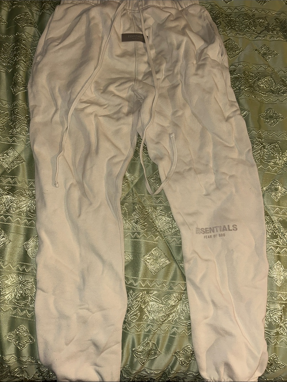 Men's Cream Sweatpants